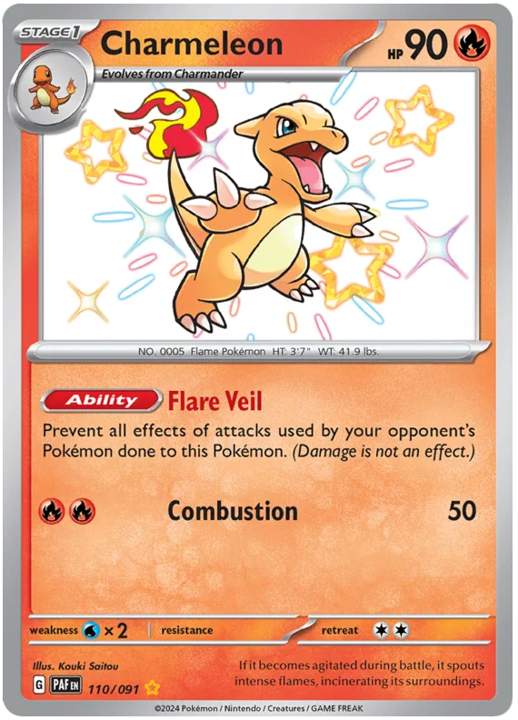 Charmeleon - Paldean Fates - 110/90