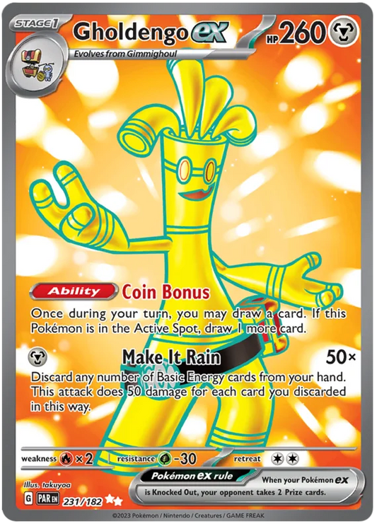 Gholdengo ex - Paradox Rift - 231/182