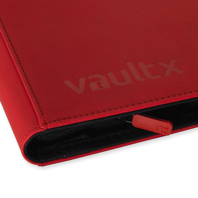 9-Pocket Exo-Tec® Zip Binder Fire Red
