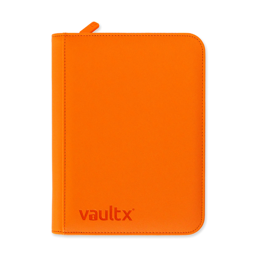 4-Pocket Exo-Tec® Zip Binder Just Orange
