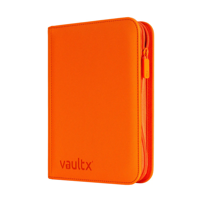 4-Pocket Exo-Tec® Zip Binder Just Orange