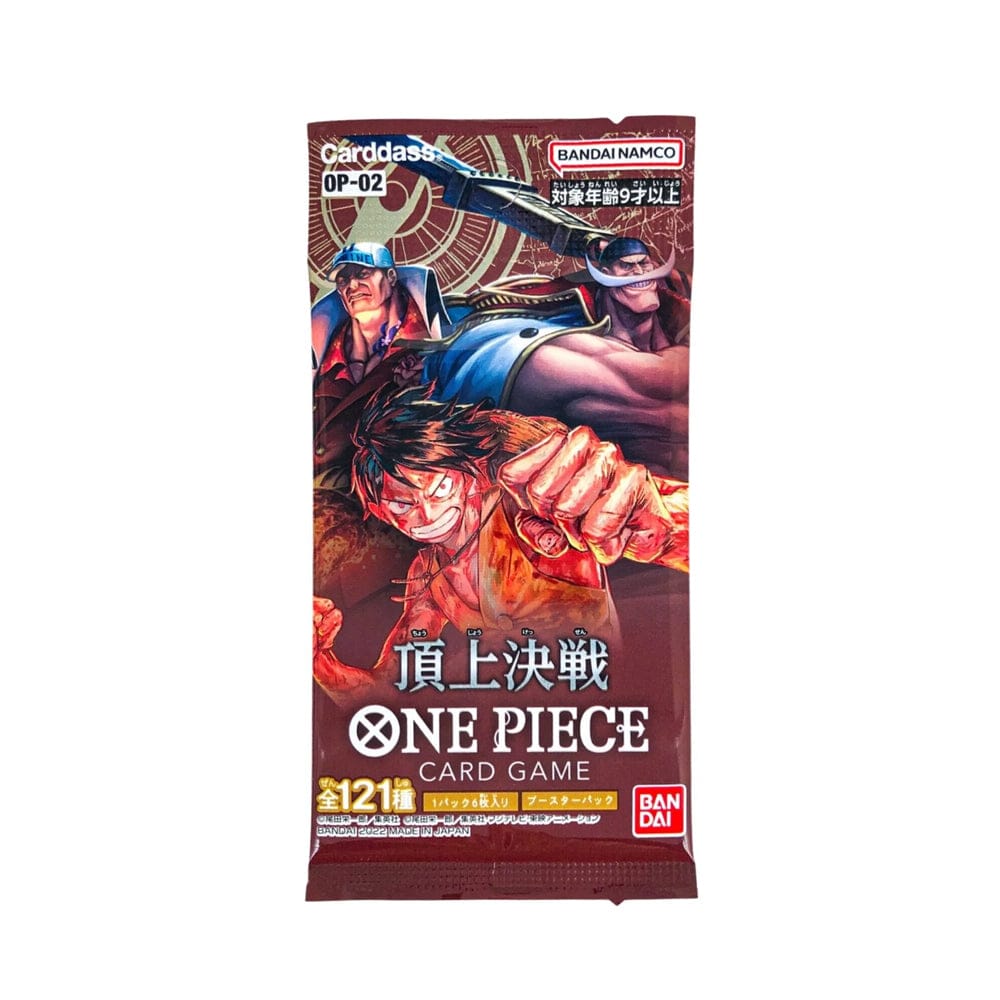 one piece trading card game paramount war booster pack One Piece: Paramount War - OP-02 - Single Booster Pack