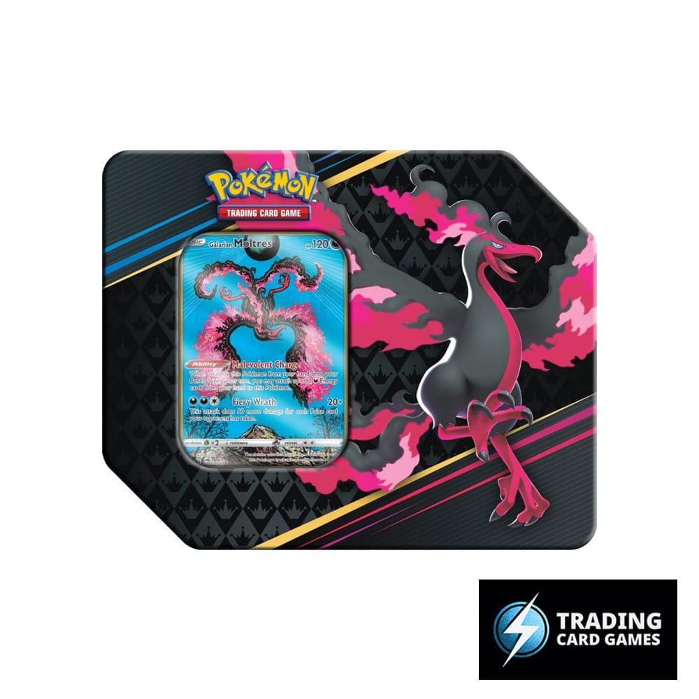 Pokémon: Crown Zenith - Galarian Moltres - Tin
