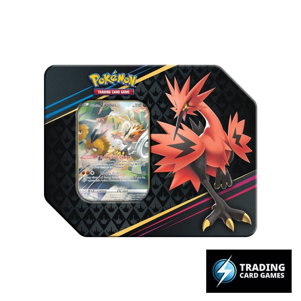 Pokémon: Crown Zenith - Galarian Zapdos - Tin