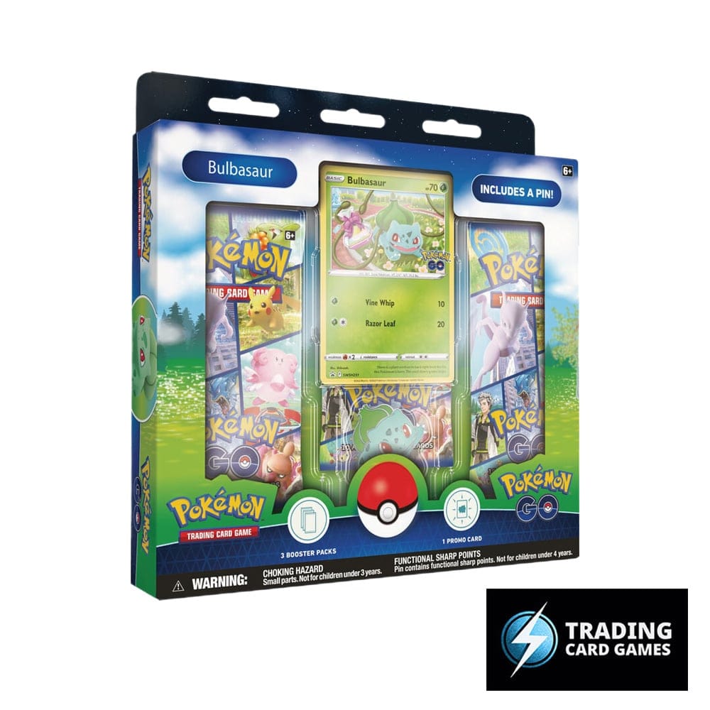 Pokémon: Pokemon Go! Bulbasaur- Pin Collection – Trading Card Games