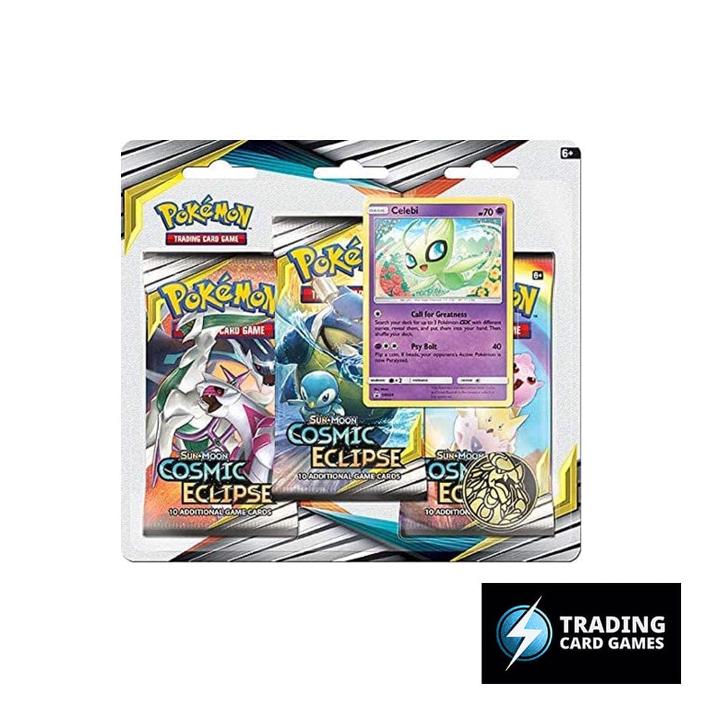 Pokémon: Sun & Moon - Cosmic Eclipse - Triple Blister Pack - Celebi