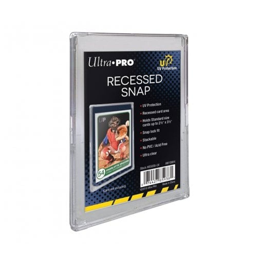 Ultra-Pro: UV Recessed Snap Card Holder - Single Case