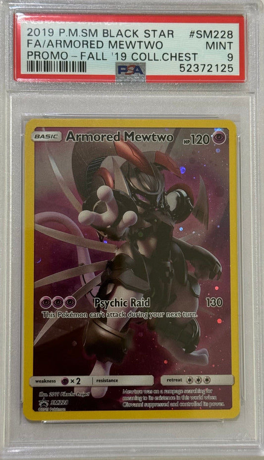 Armoured Mewtwo - Fall 19 Collectors chest (2019) - PSA 9