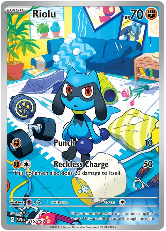 Riolu - Scarlet & Violet - 215/198
