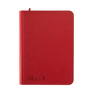 9-Pocket Exo-Tec® Zip Binder Fire Red