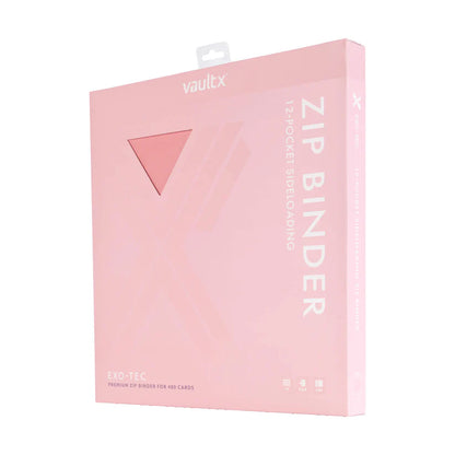 12-Pocket Exo-Tec® Zip Binder Just Pink