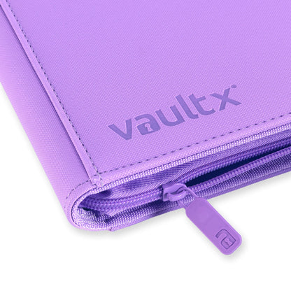 4-Pocket Exo-Tec® Zip Binder Just Purple