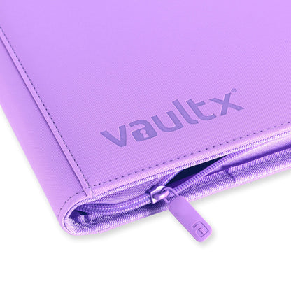 12-Pocket Exo-Tec® Zip Binder Just Purple