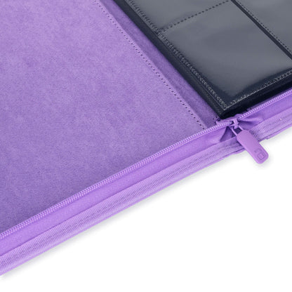 9-Pocket Exo-Tec® Zip Binder Just Purple