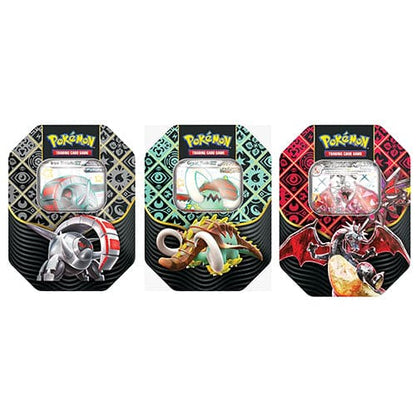 Pokemon: Paldean Fates – Booster Tin - Great Tusk/Iron Treads/Charizard