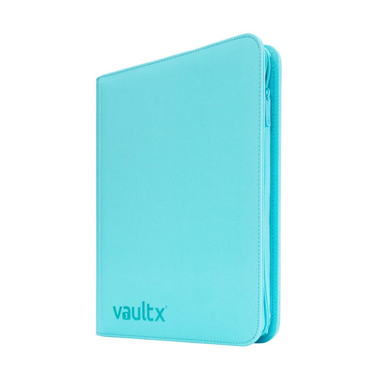 9-Pocket Exo-Tec® Zip Binder Pastal Blue