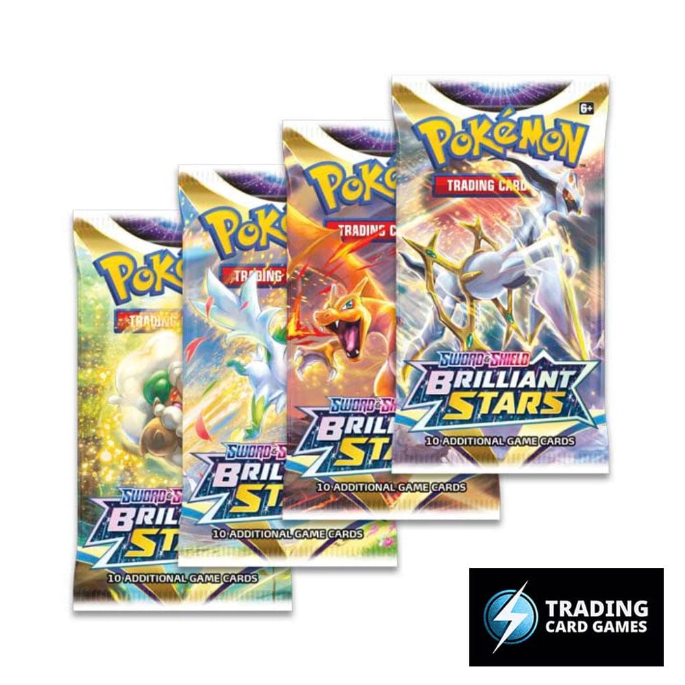 Pokémon: Sword & Shield - Brilliant Stars - Single Booster Pack ...