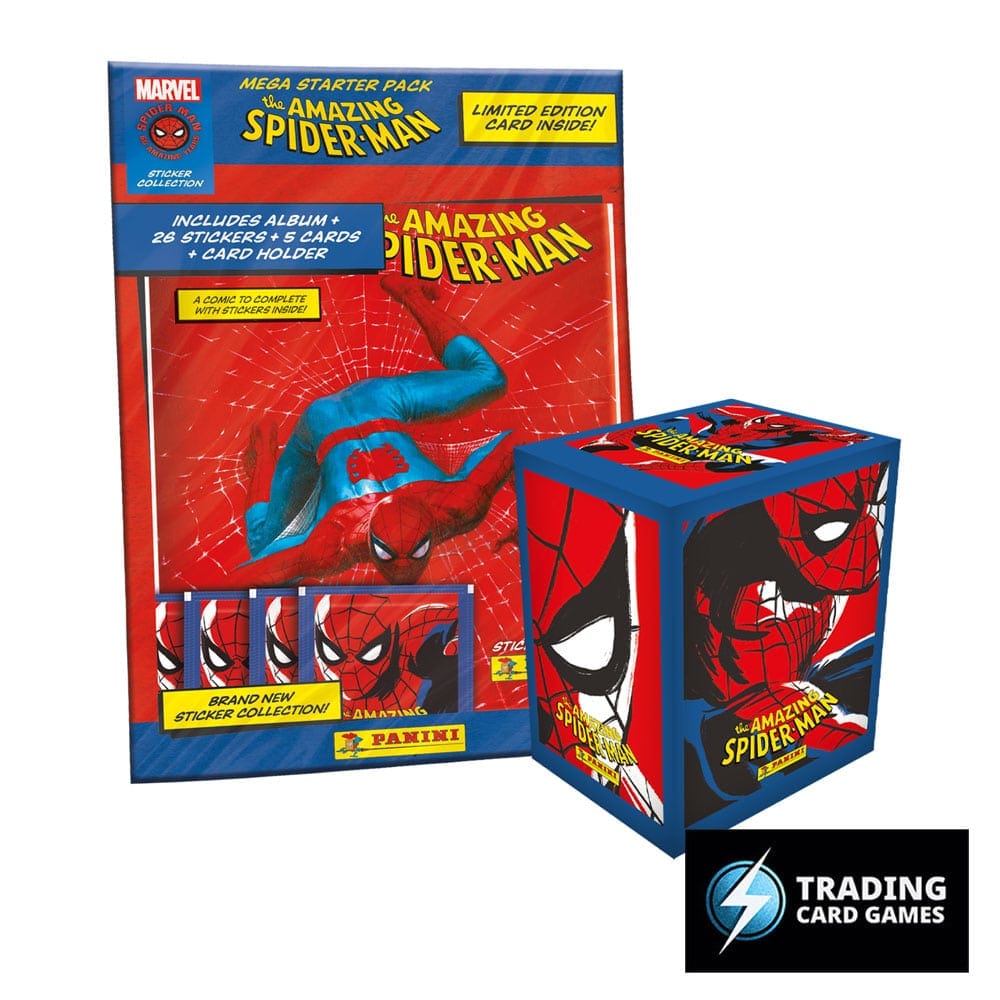 Panini: The Amazing Spider-Man 60th Anniversary Sticker Collection - Starter Pack + 36 Packs