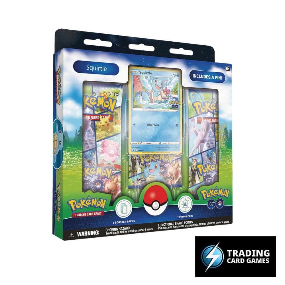 Pokémon: Pokemon Go! Squirtle - Pin Collection – Trading Card Games